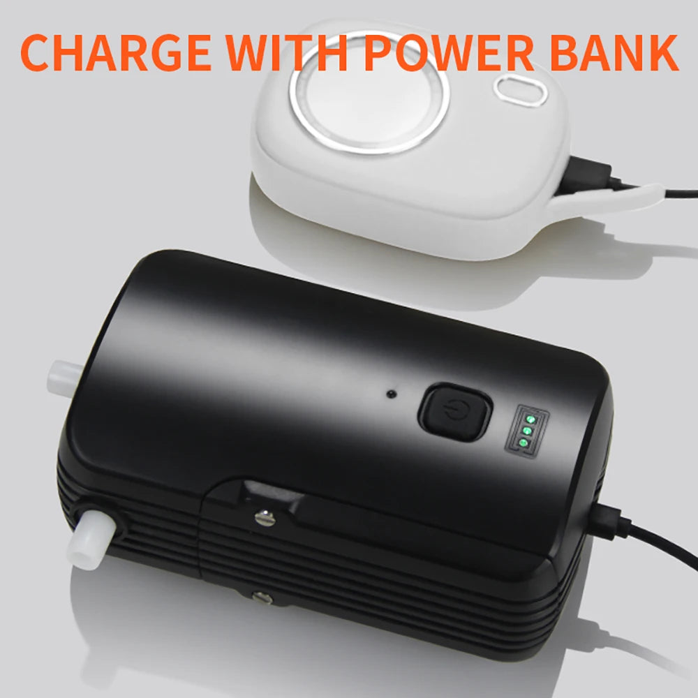 Outdoor Camping Shower Portable Electric Shower Pump Waterproof with 2-Level Water Flow for Camping Hiking Backpacking Travel