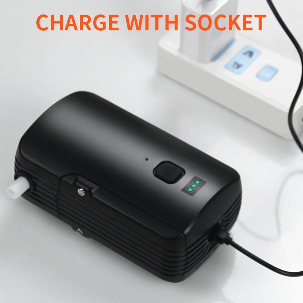 Outdoor Camping Shower Portable Electric Shower Pump Waterproof with 2-Level Water Flow for Camping Hiking Backpacking Travel