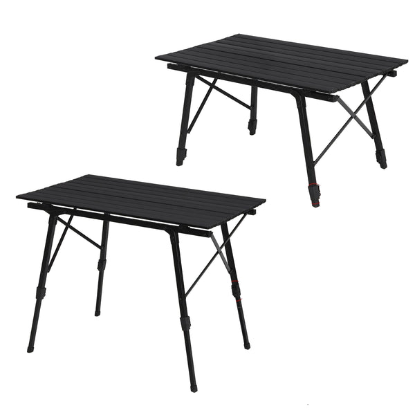 Foldable Camping Table, Height Adjustable Portable Picnic Table 2