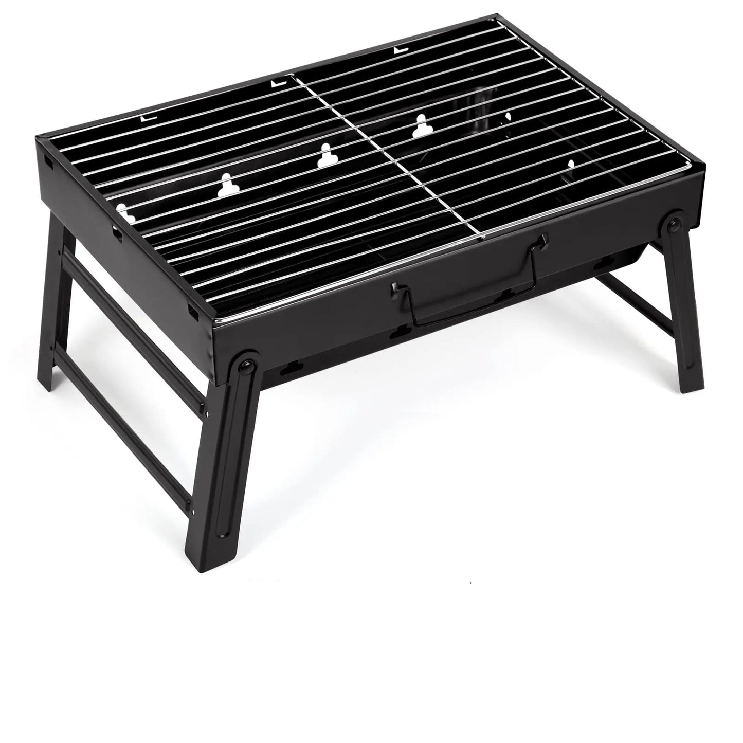 Portable Folding Charcoal Grill for Camping & BBQ