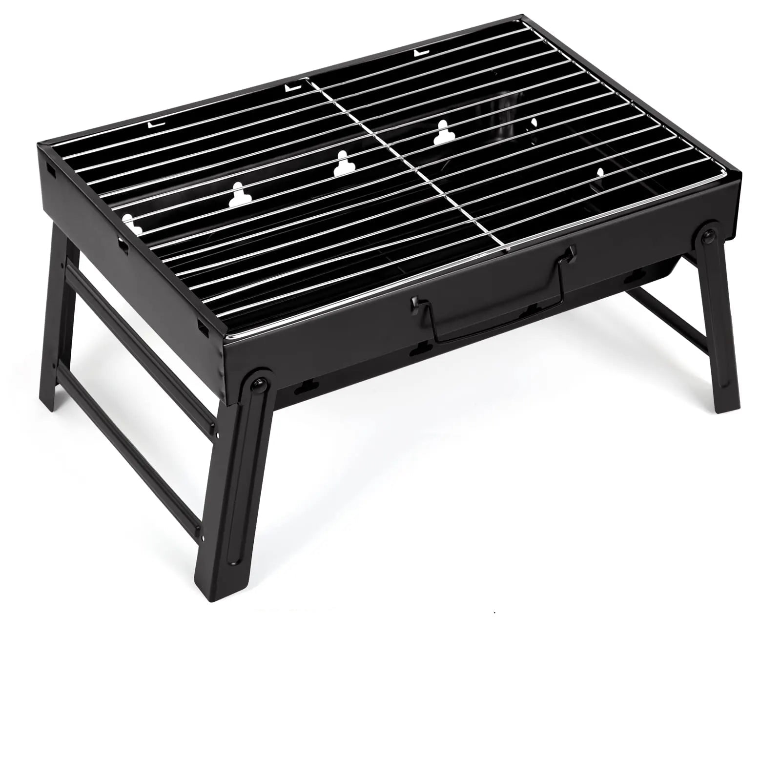 Portable Folding Charcoal Grill for Camping & BBQ