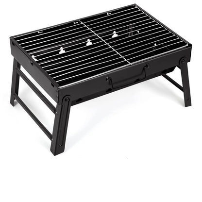 Portable Folding Charcoal Grill for Camping & BBQ