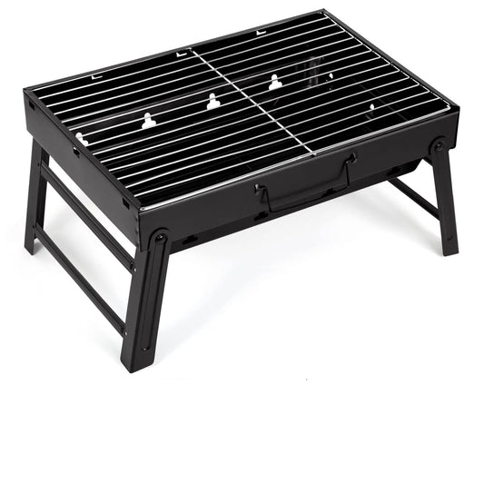 Portable Folding Charcoal Grill for Camping & BBQ