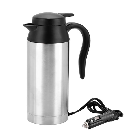 Portable Car Kettle Stainless Steel 750ml Water Heater 24V