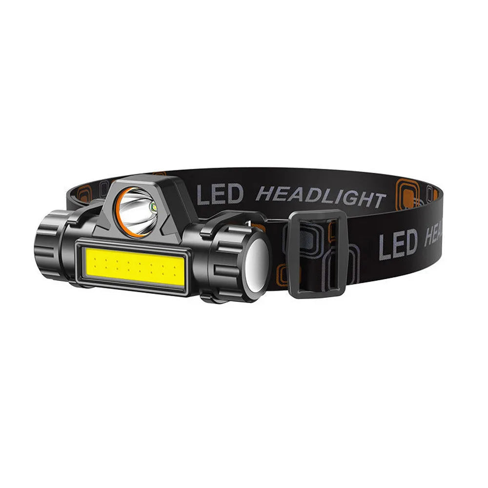 Super Bright Waterproof LED Headlamp – USB Rechargeable Head Torch