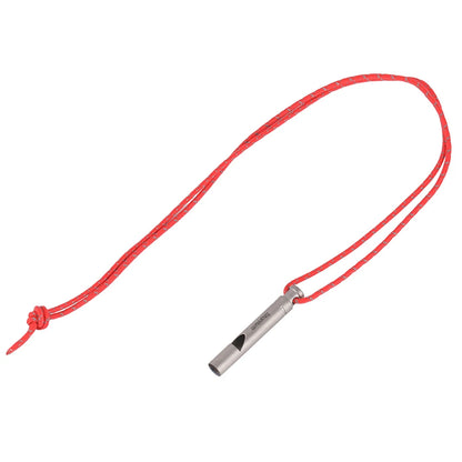 Outdoor Ultralight Titanium Emergency Whistle with Cord Outdoor Survival Camping Hiking Exploring