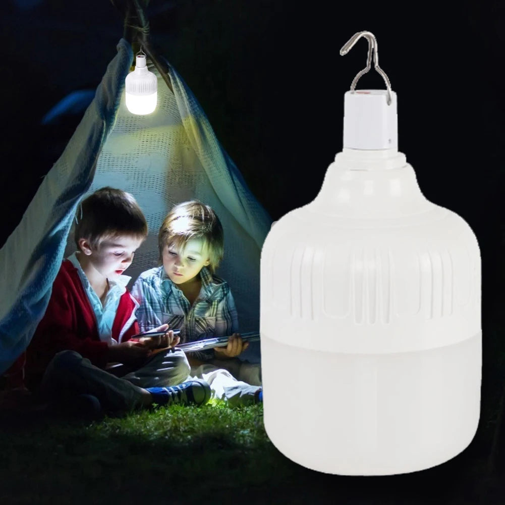 LED Decorative Hanging Lights USB Charging with Hook Camping Tent Lights Energy-Efficient Camping Lighting for Outdoor Equipment