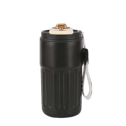 Travel Coffee Mug with LED Temperature Display – Stainless Steel, 420ml