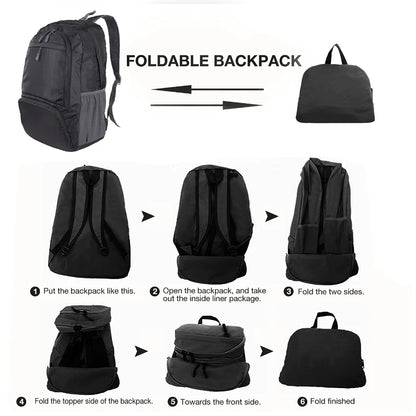 Lightweight Foldable Waterproof Backpack – Compact Packable Daypack for Camping, Hiking & Travel | FORTREK Carefully Selected Gear