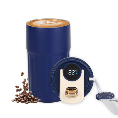 Travel Coffee Mug with LED Temperature Display – Stainless Steel, 420ml